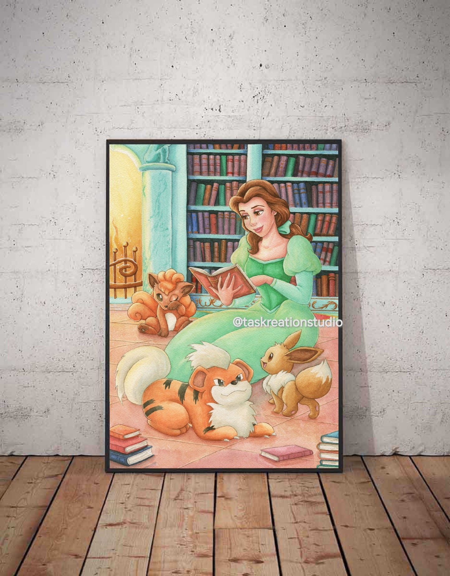 Library with Friends Print