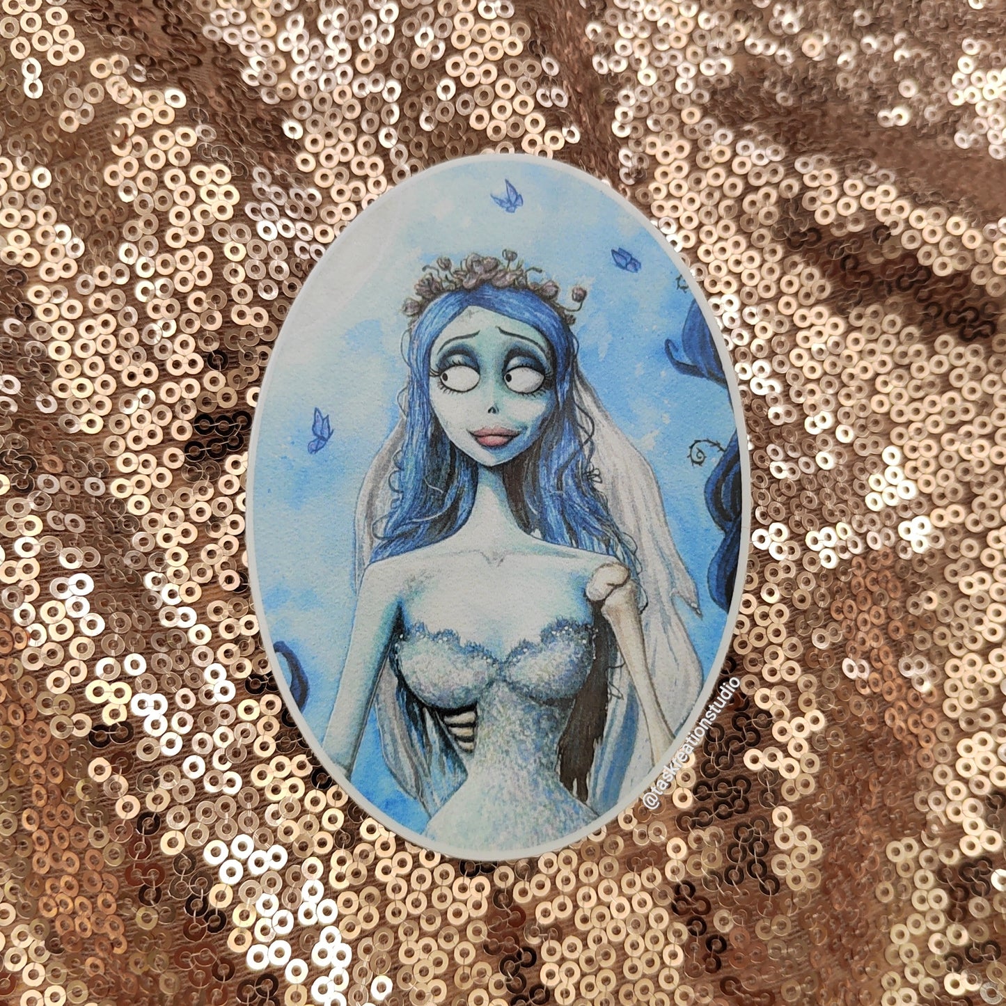 Glossy Vinyl Dead Bride Sticker