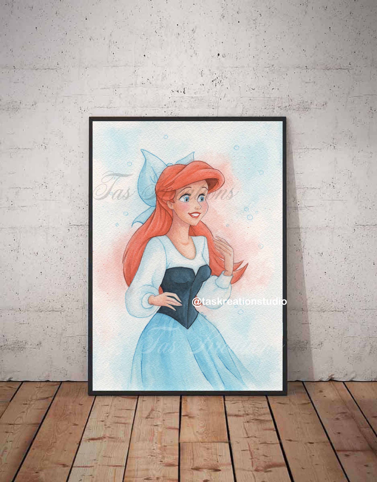 Mermaid Heroine Dress Print