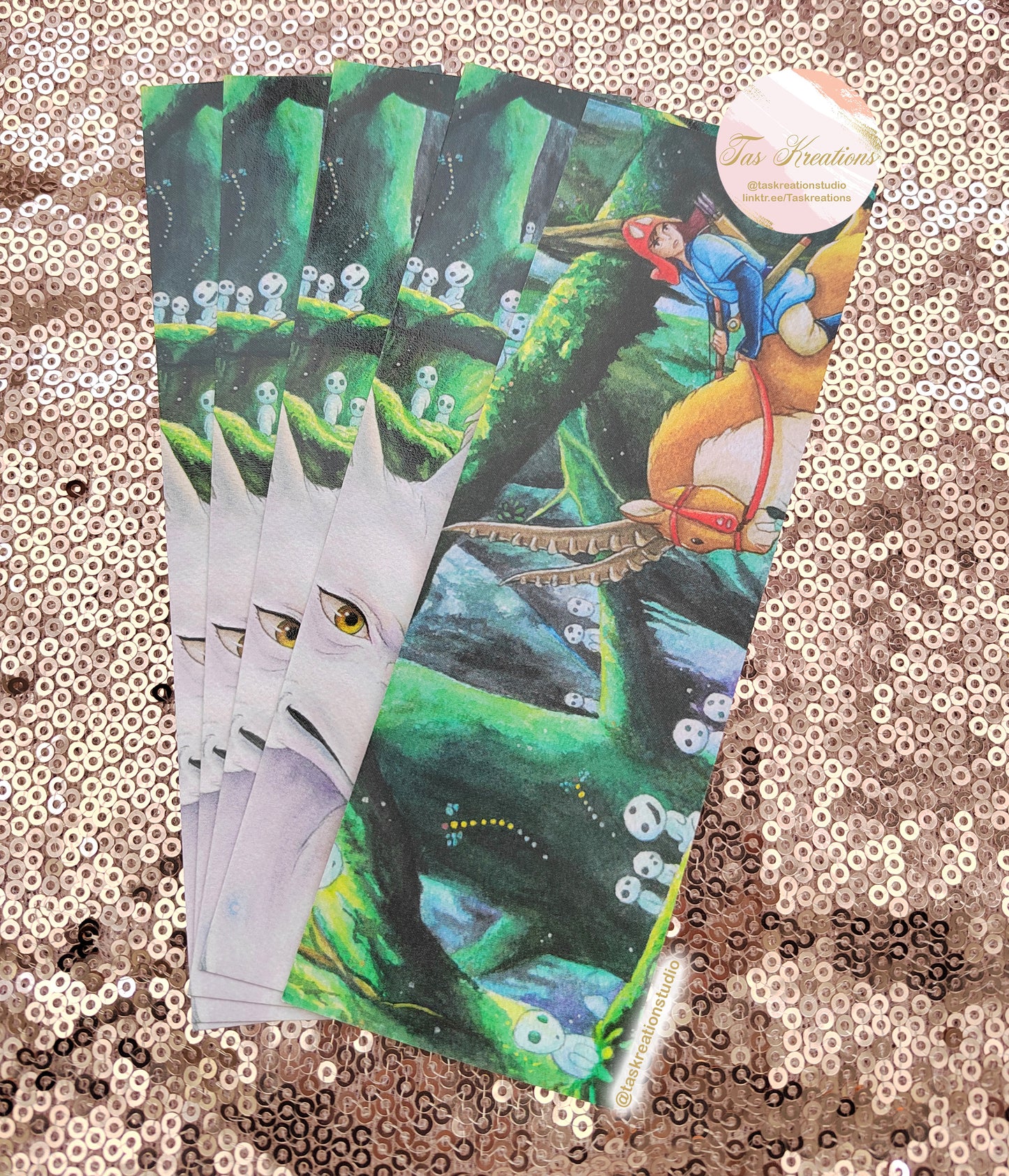 Forest Wolf Princess Bookmark Accessory