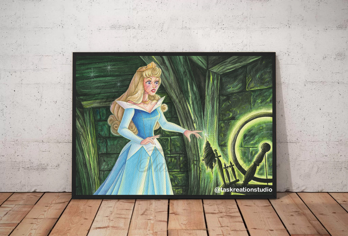 Spinning Wheel Print