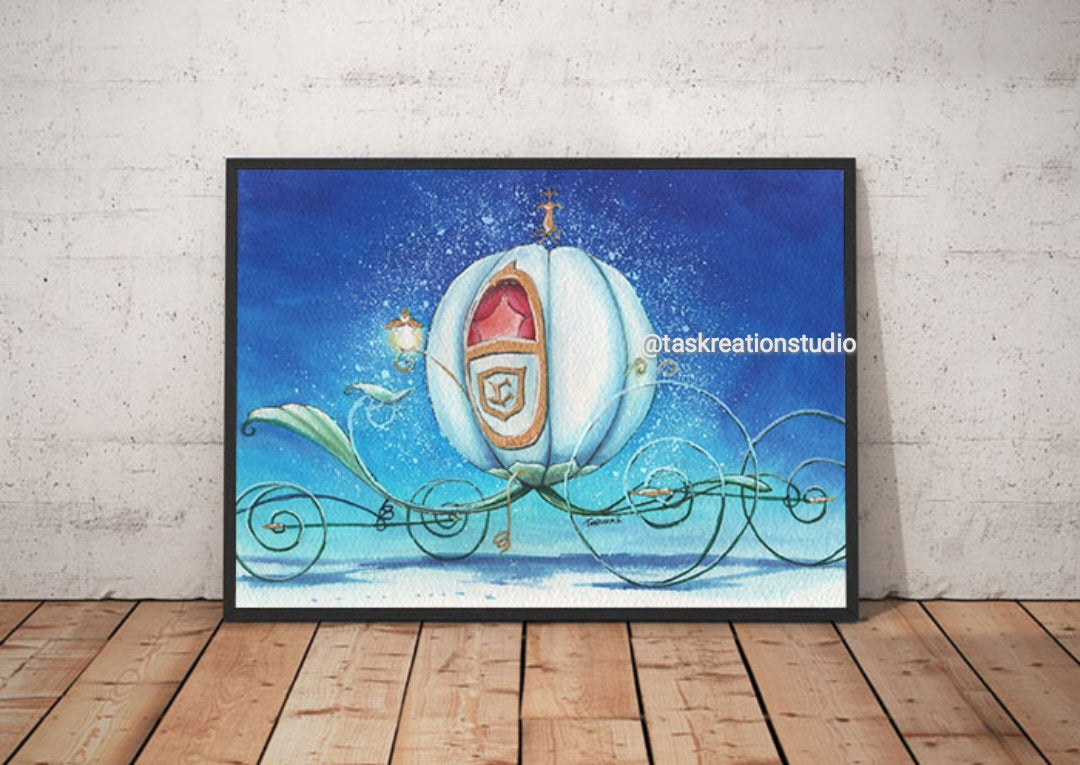 Glass Carriage Print