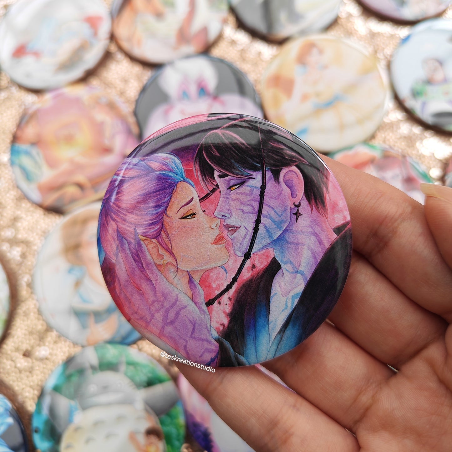 Demon Sacrifice Button Badge Accessory