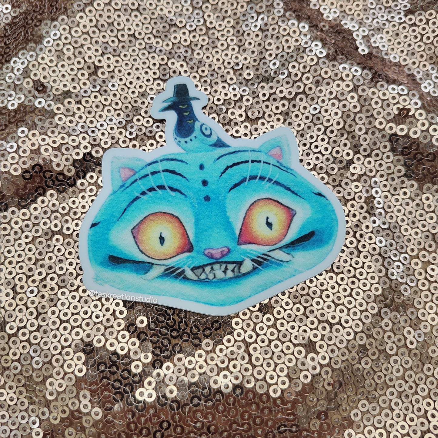 Vinyl Tiger and Magpie Sticker