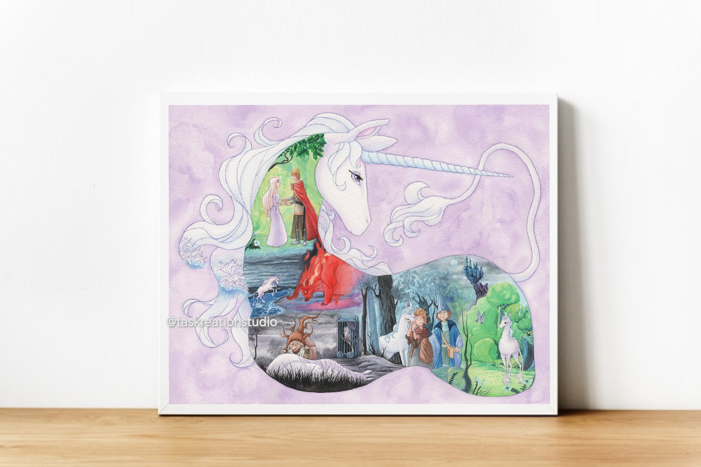 Unicorn Silhouette Print