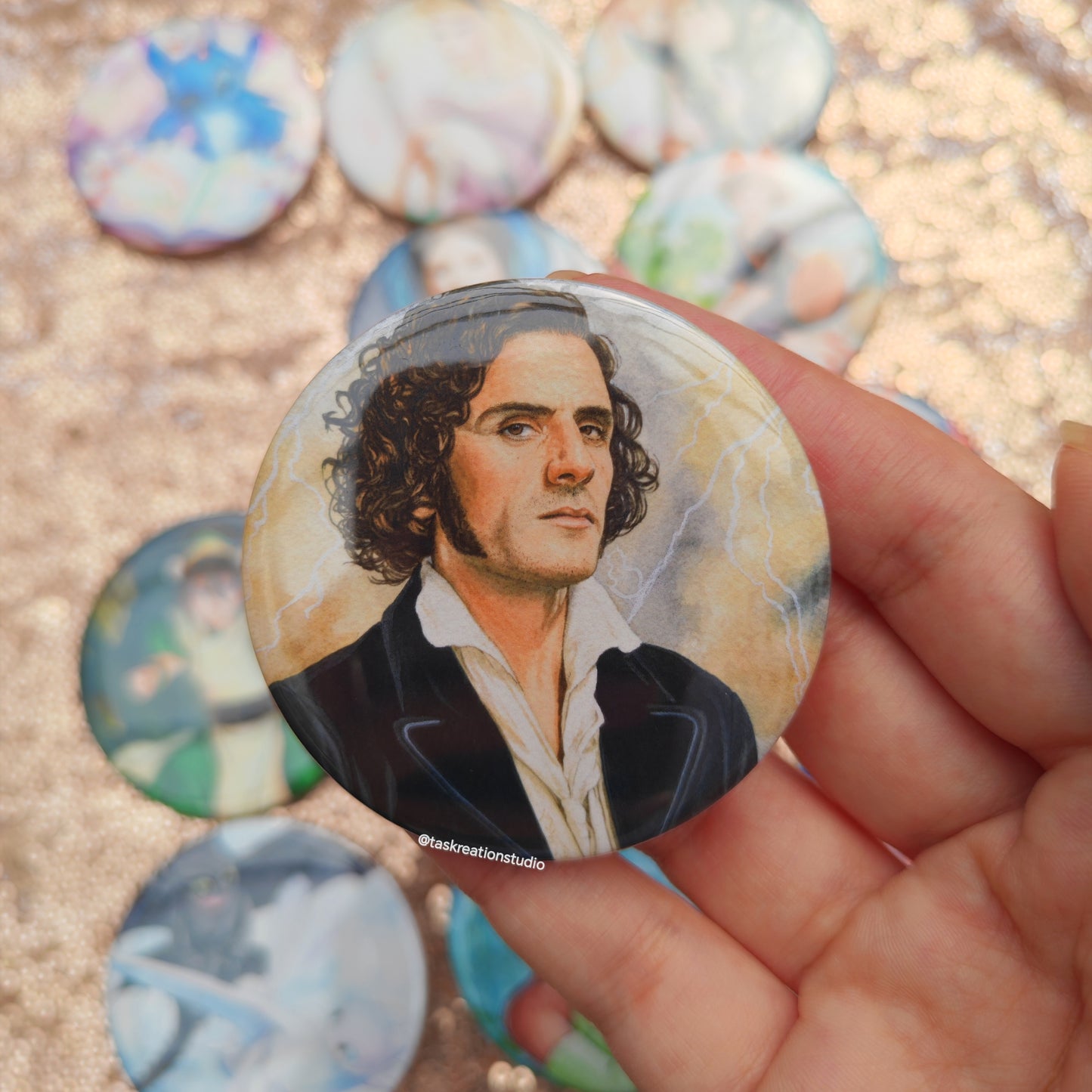 Dr. Victor Button Badge Accessory