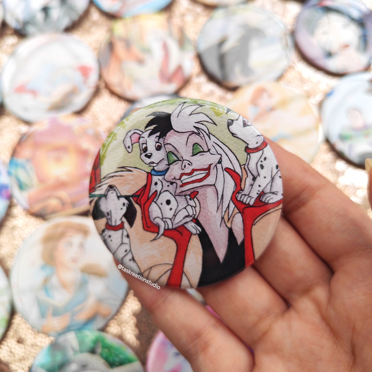 Cruel Designer Button Badge Accessory