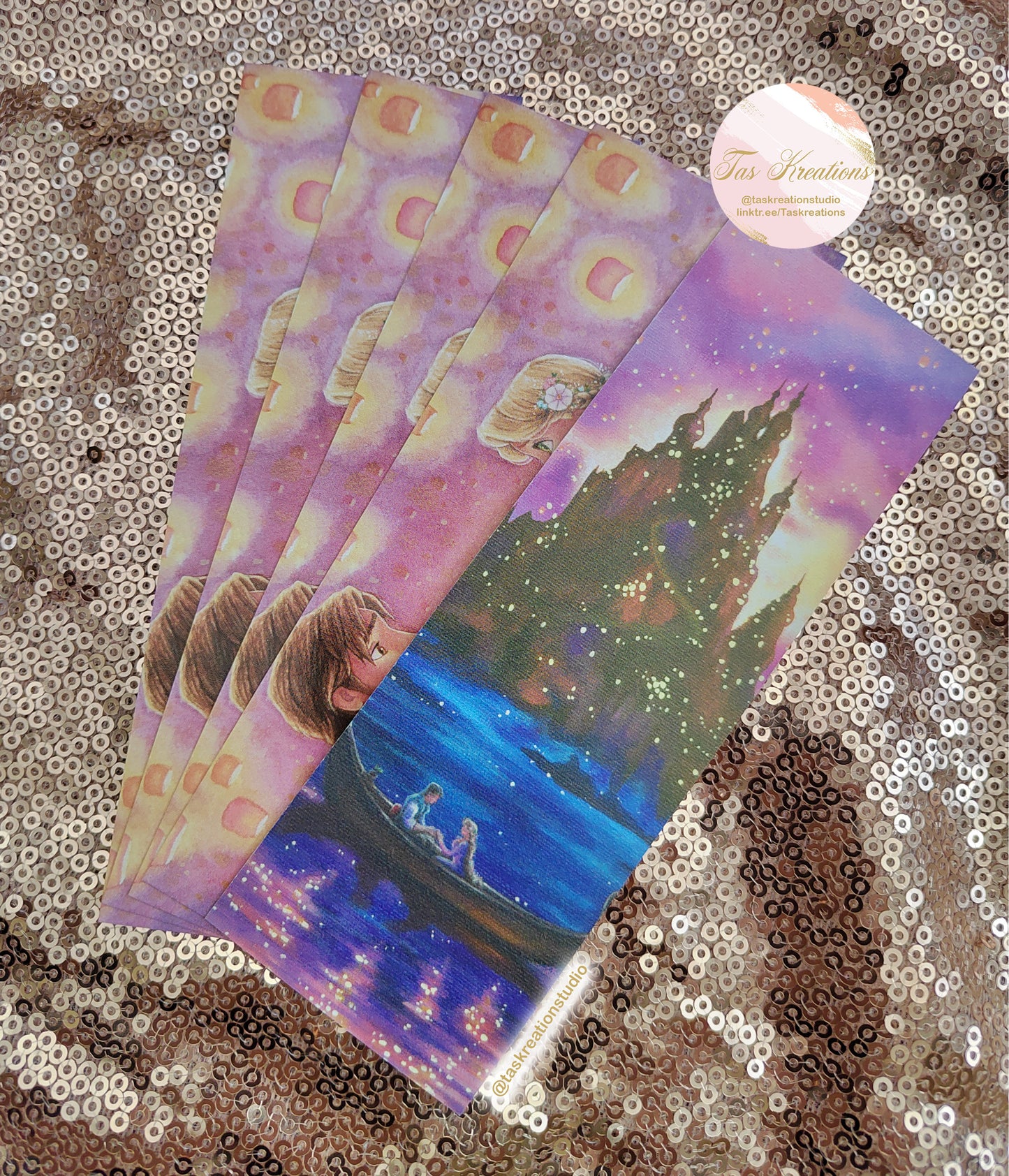 Sun Lantern Boat Bookmark Accessory