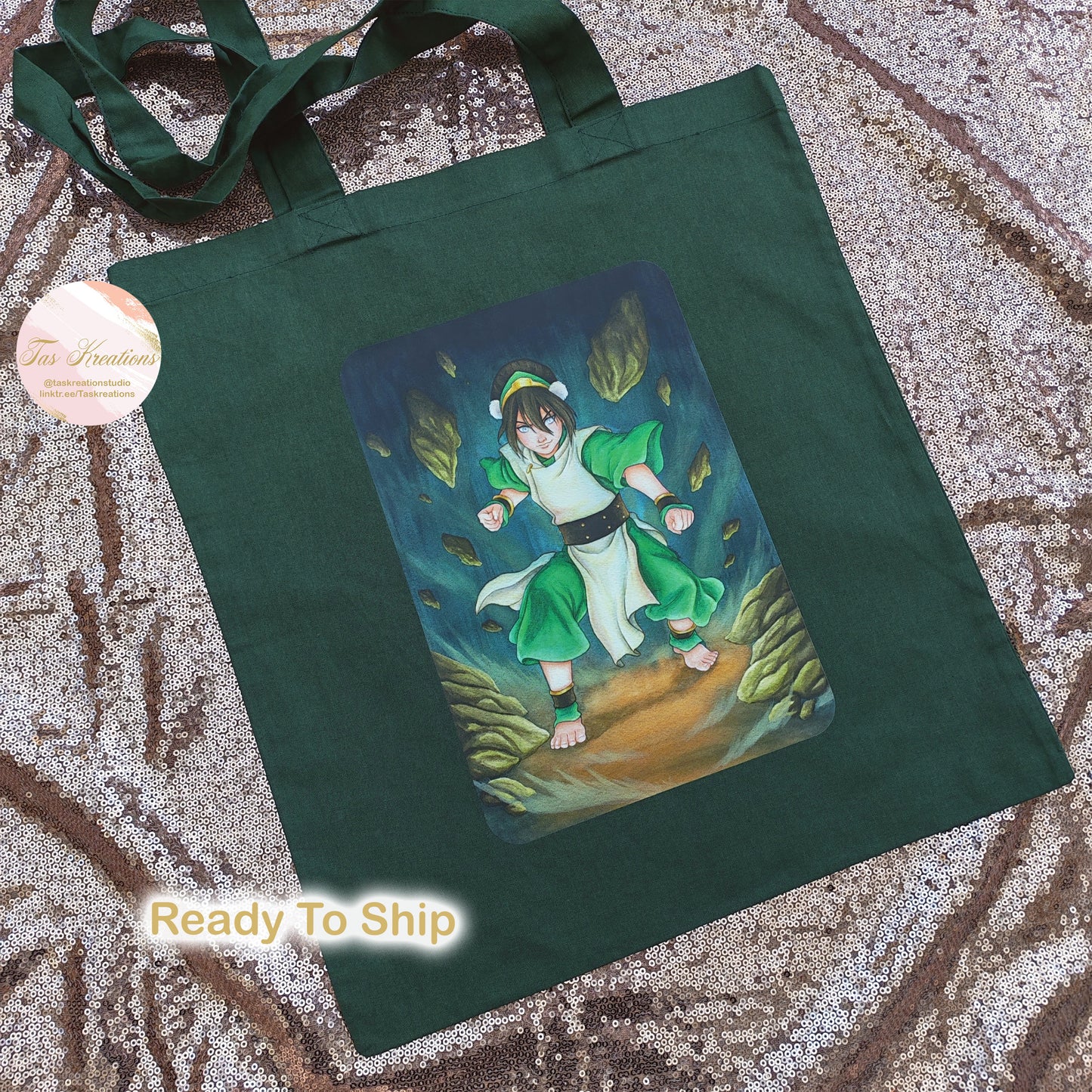 RTS Earthbender Forest Green Tote