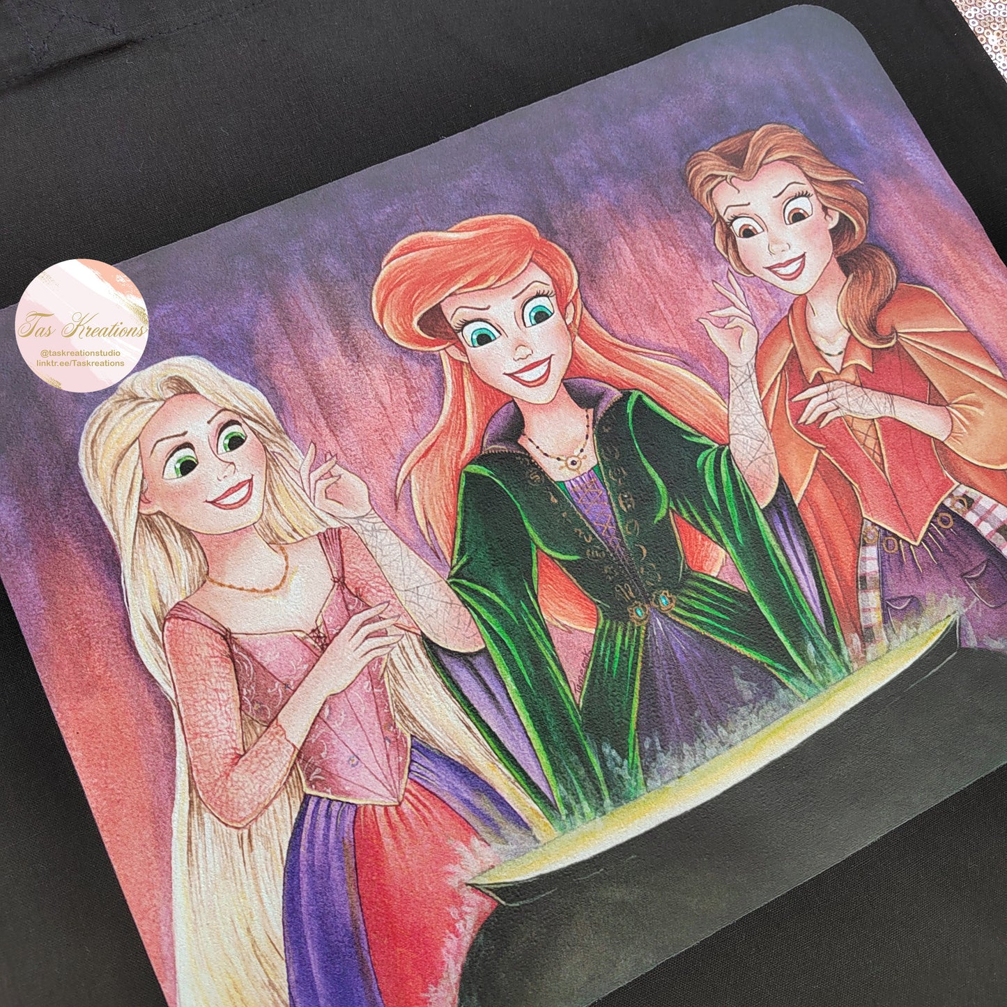 Three Witch Sisters Tote Bag