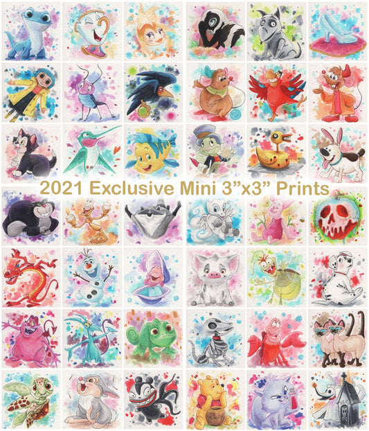2021 Holiday Exclusive 3"x3" Mini Prints