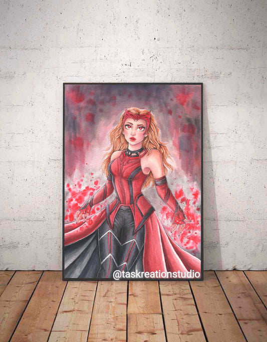 Red Witch Print