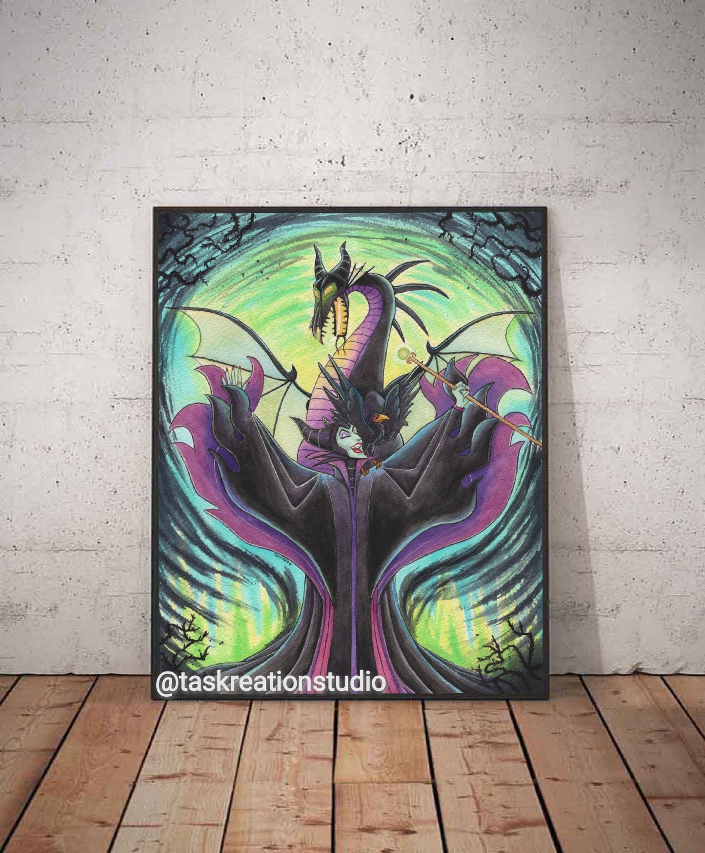 Dragon Villain Print