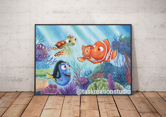 Reef Friends Print