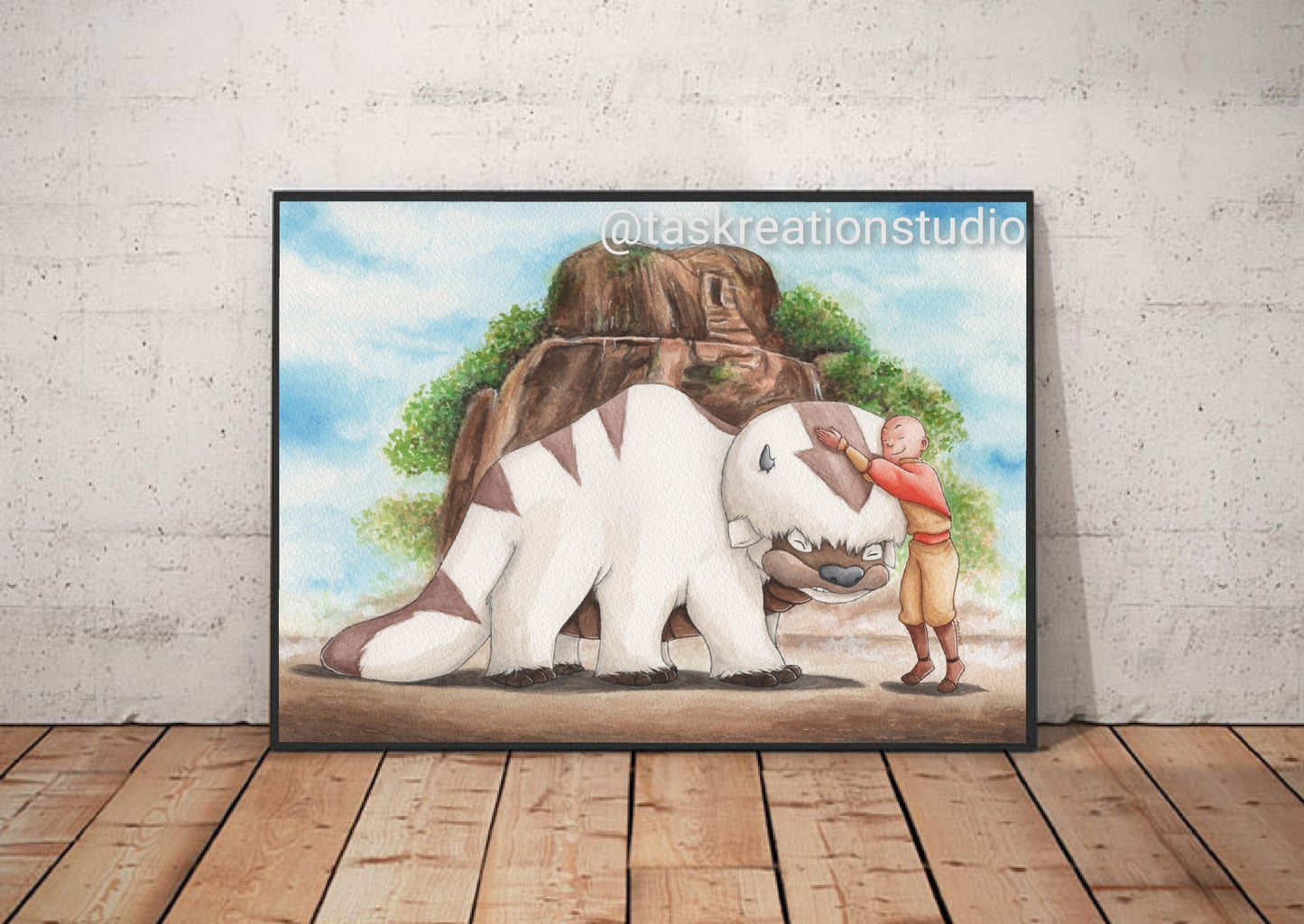 Bison Meeting Print