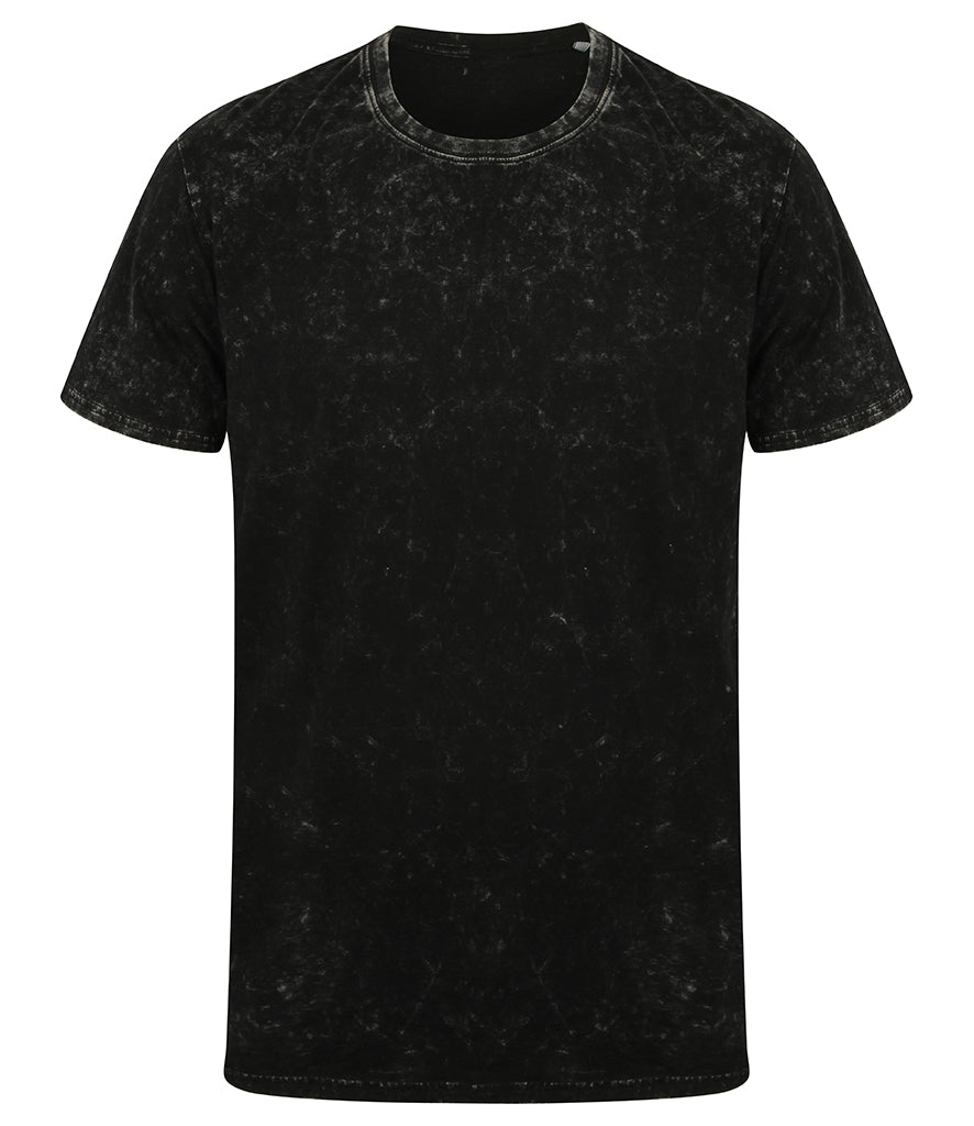 Custom Washed Black T Shirt