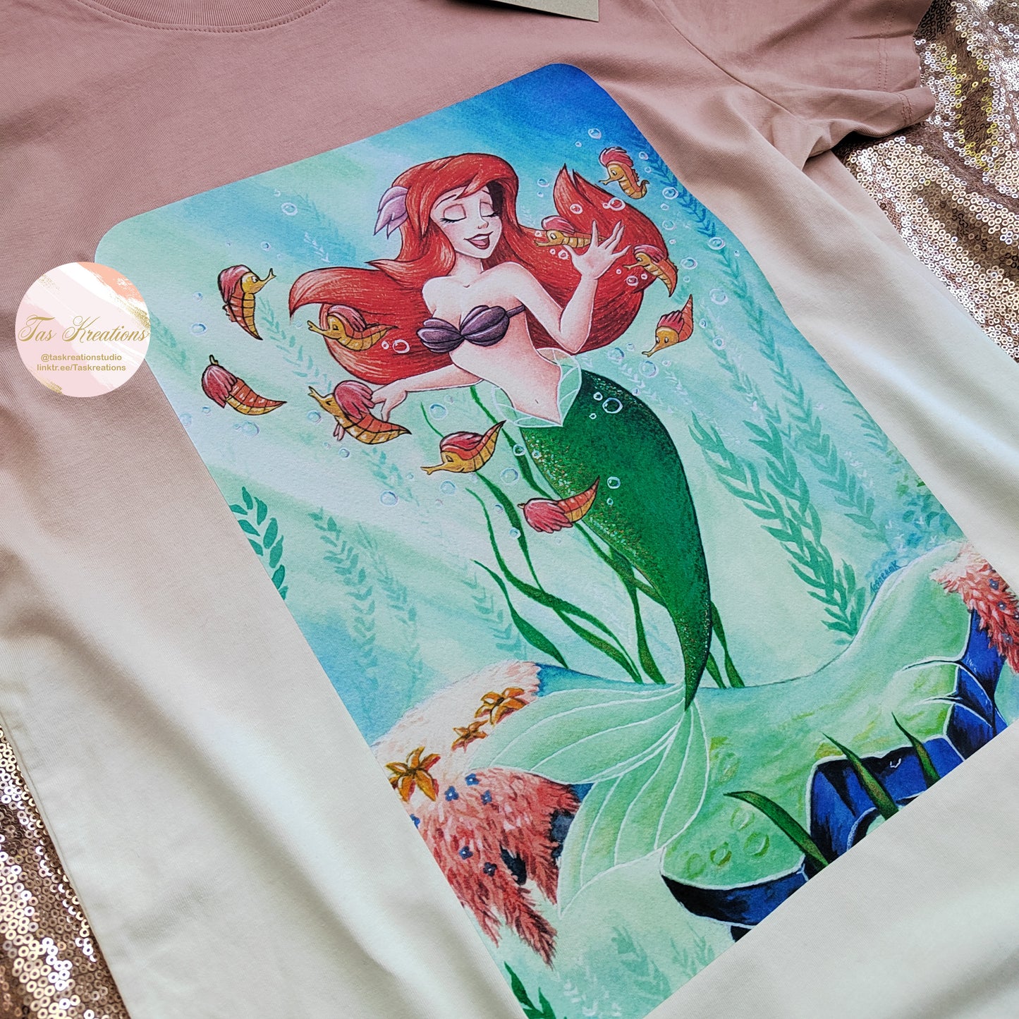 Seahorse Mermaid T-Shirt