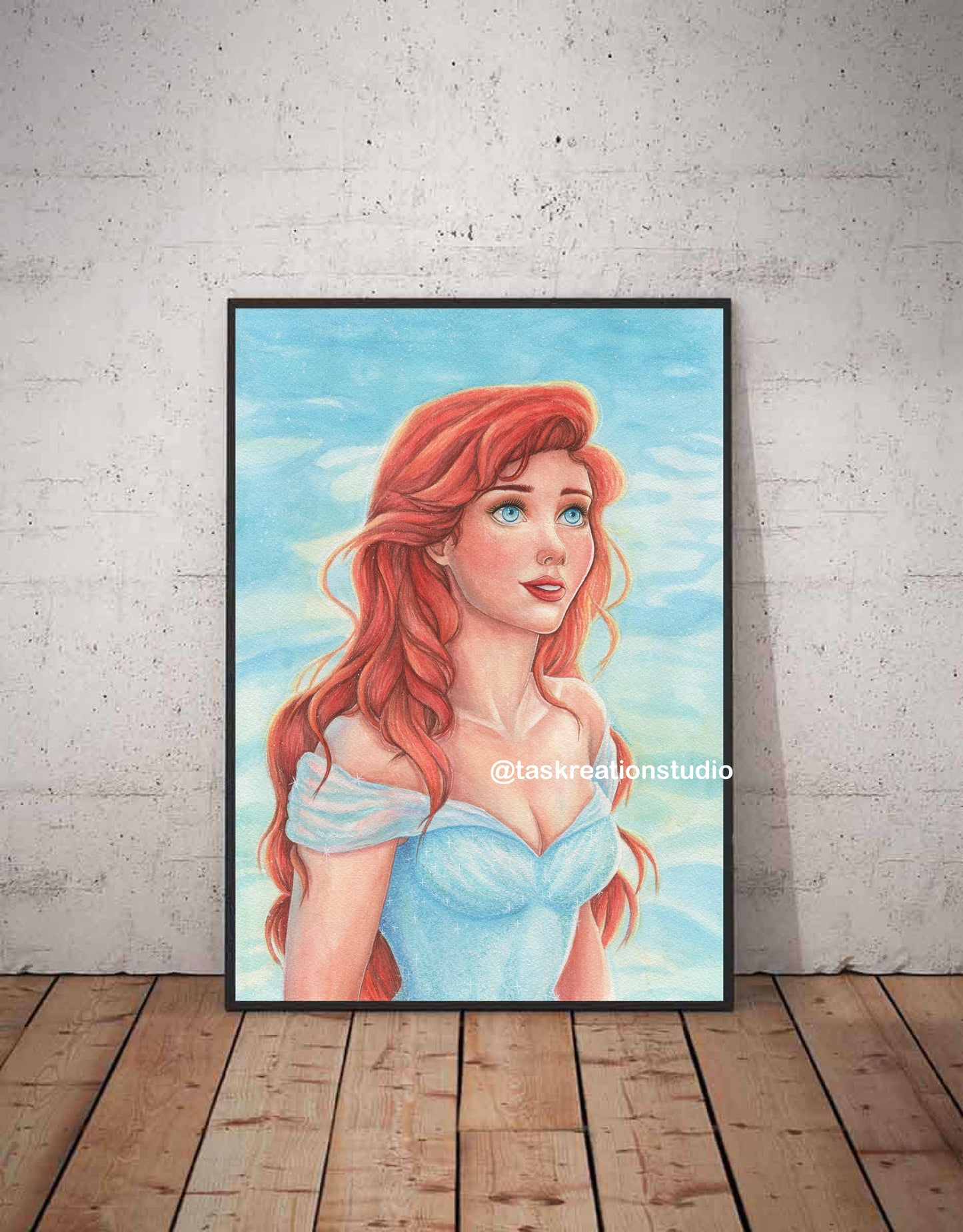 Seafoam Princess Print