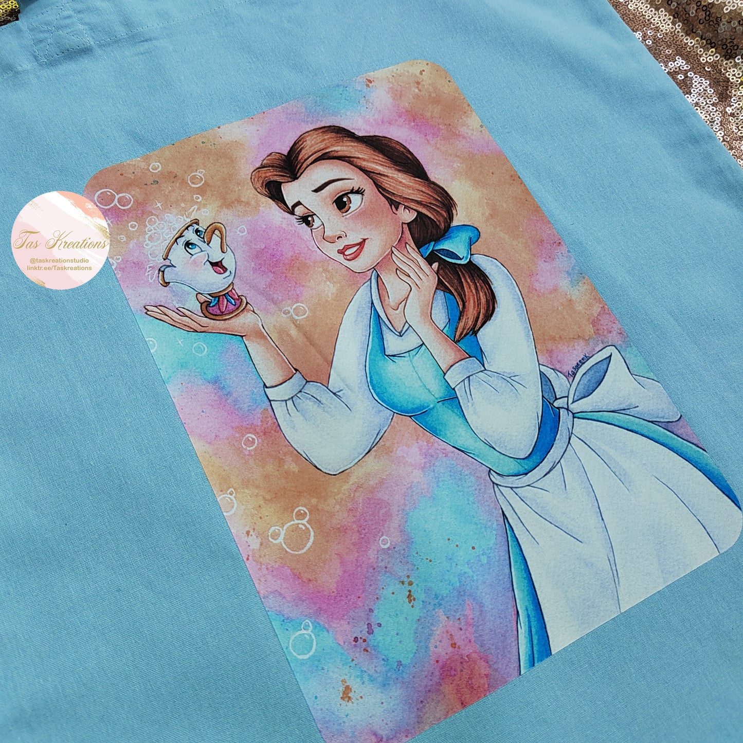 Princess Tea Cup Tote Bag