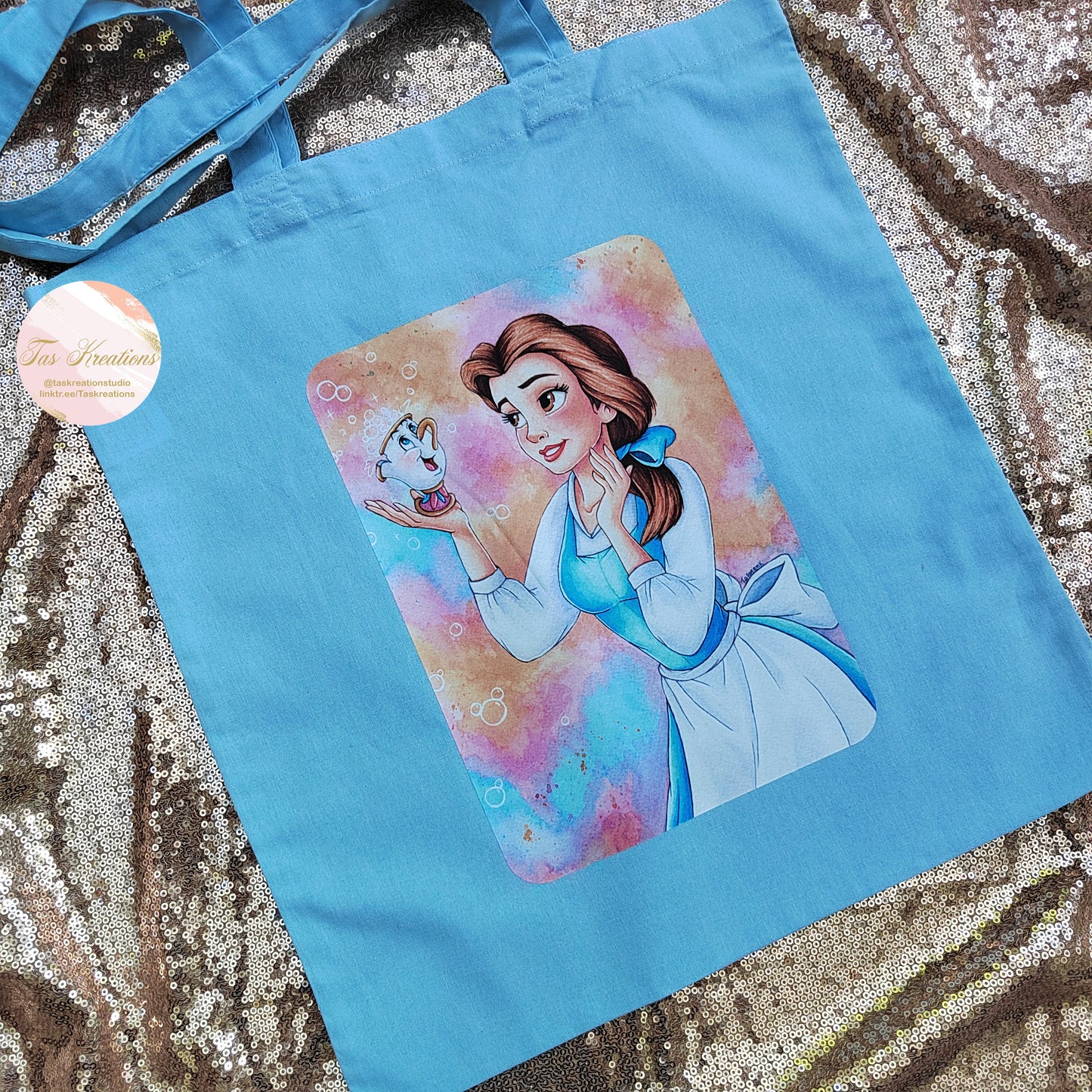 Princess Tea Cup Tote Bag