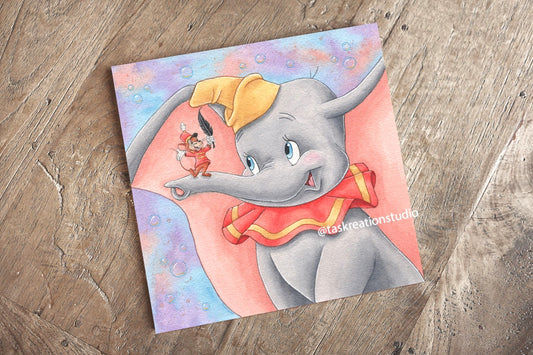 Circus Elephant Print