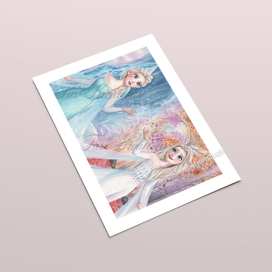 Ice to Forest Fine Art Print