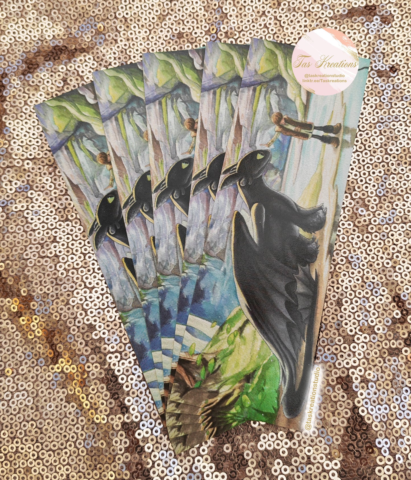 Dragon Friend Meeting Bookmark Accessory