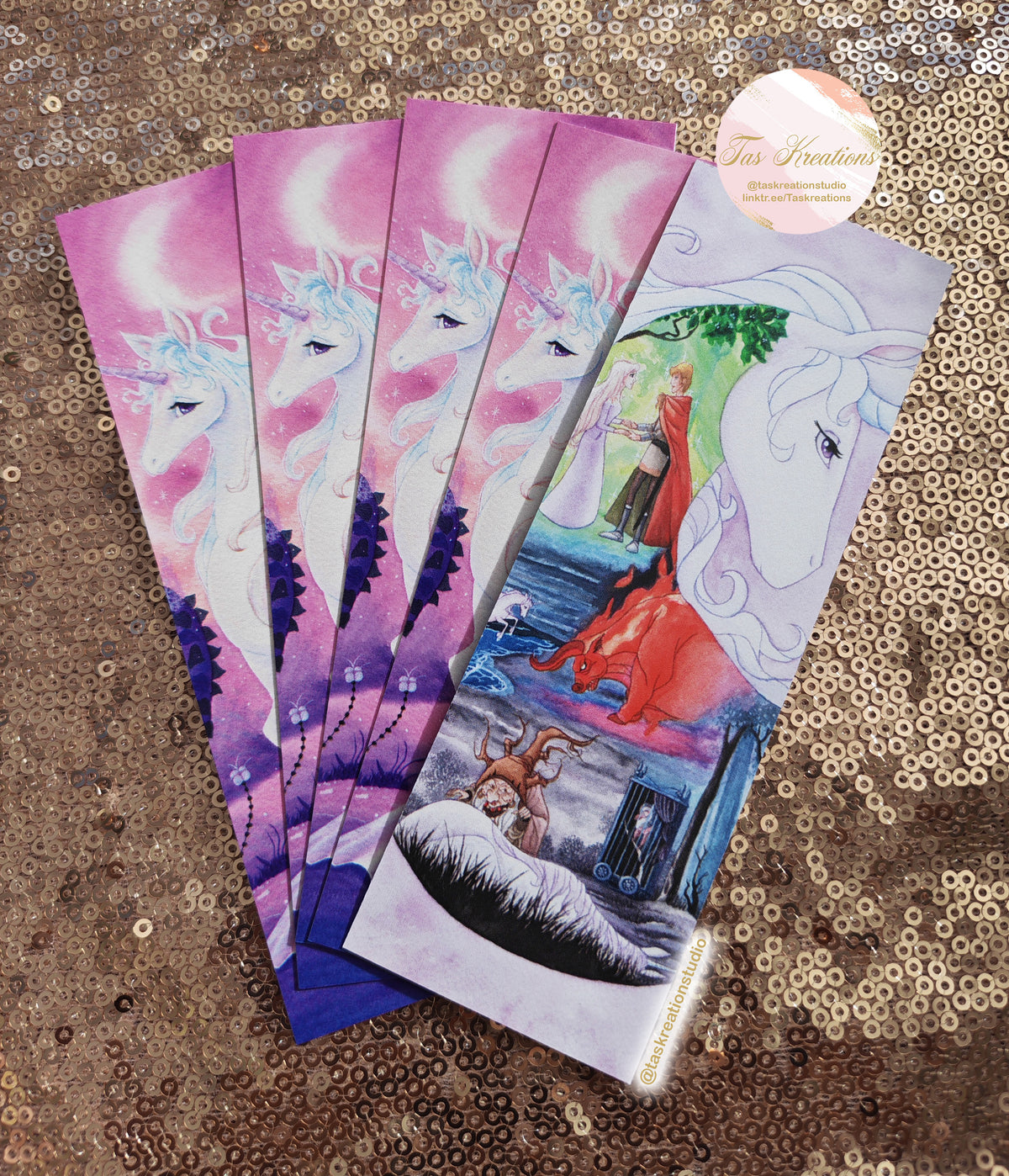 Unicorn and Lady Bookmark Accessory