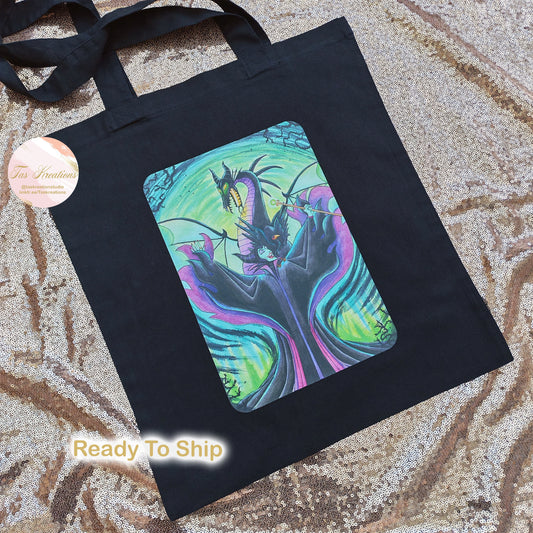 RTS Dragon Villain Black Tote