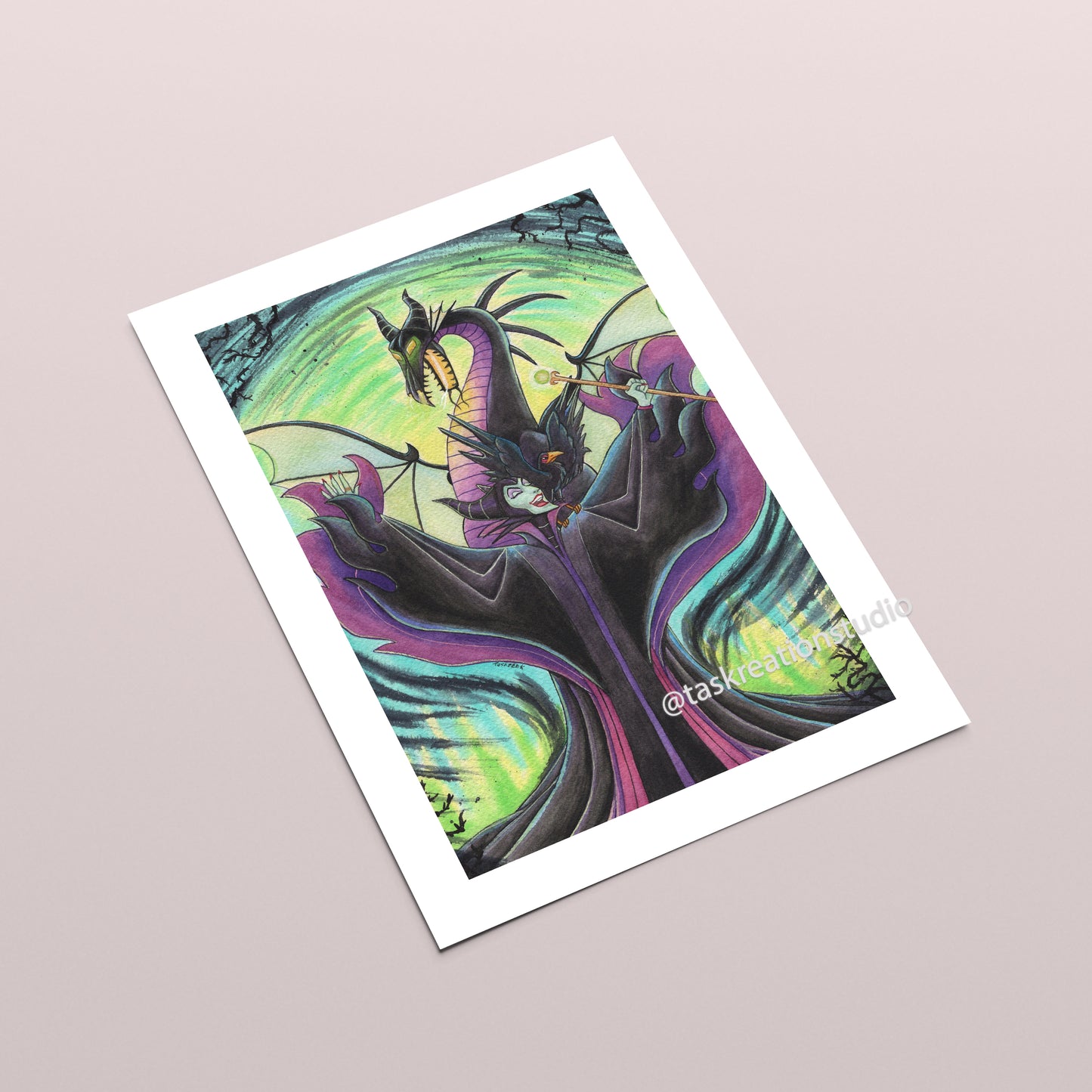 Dragon Villain Fine Art Print