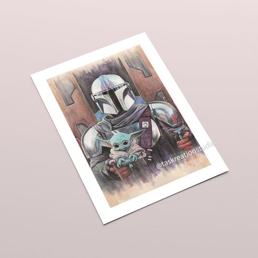 Guardian and Child Fine Art Print