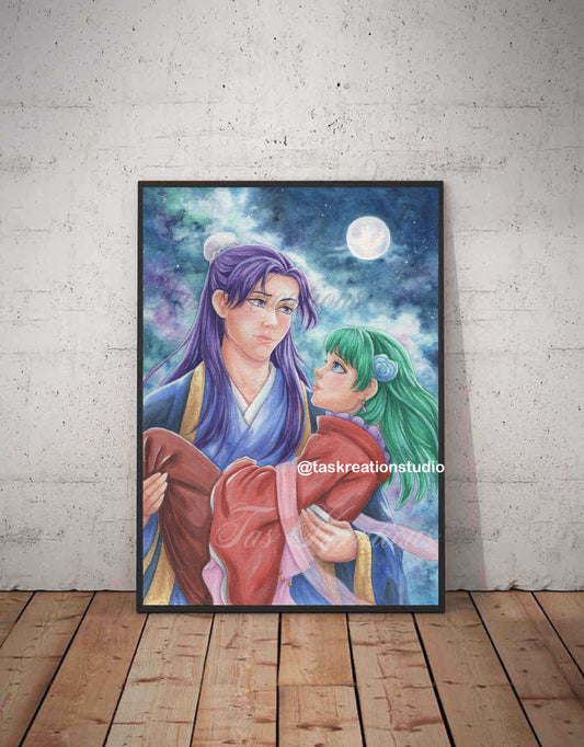 Mao and Jin Dance Dress Print