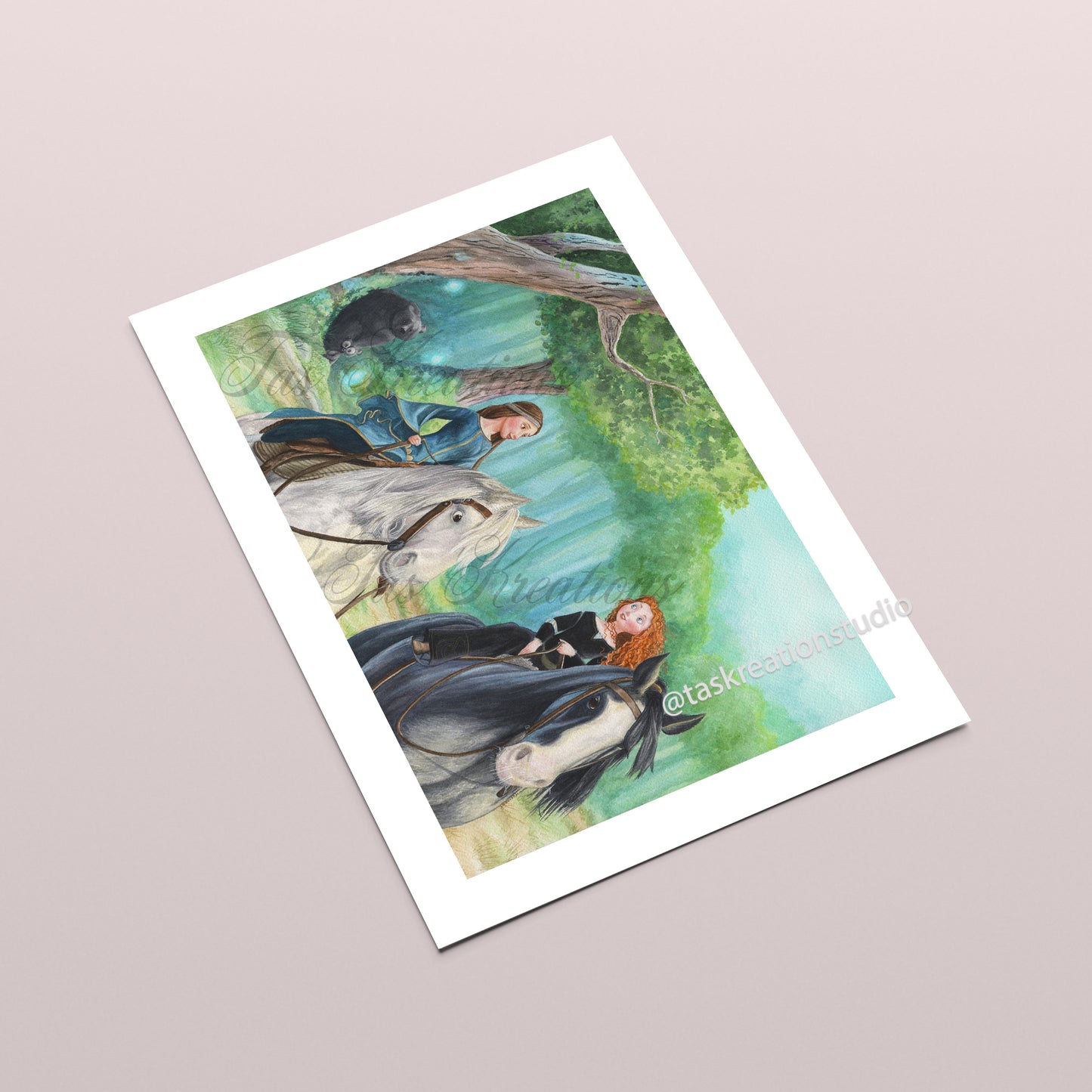 Scottish Queen and Princess Fine Art Print