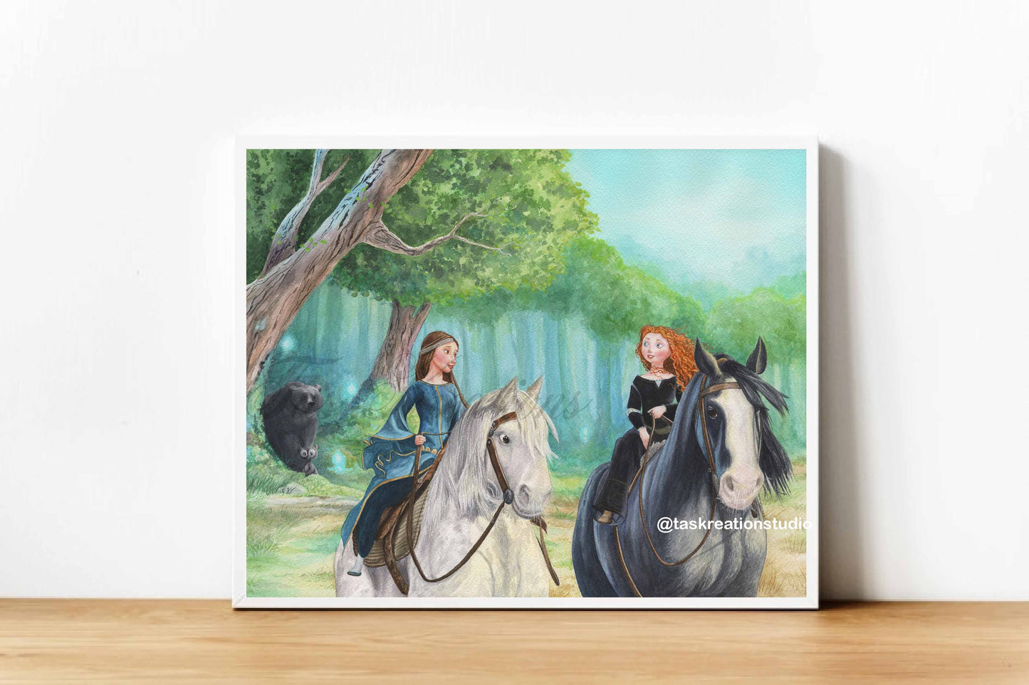 Scottish Queen and Princess Print