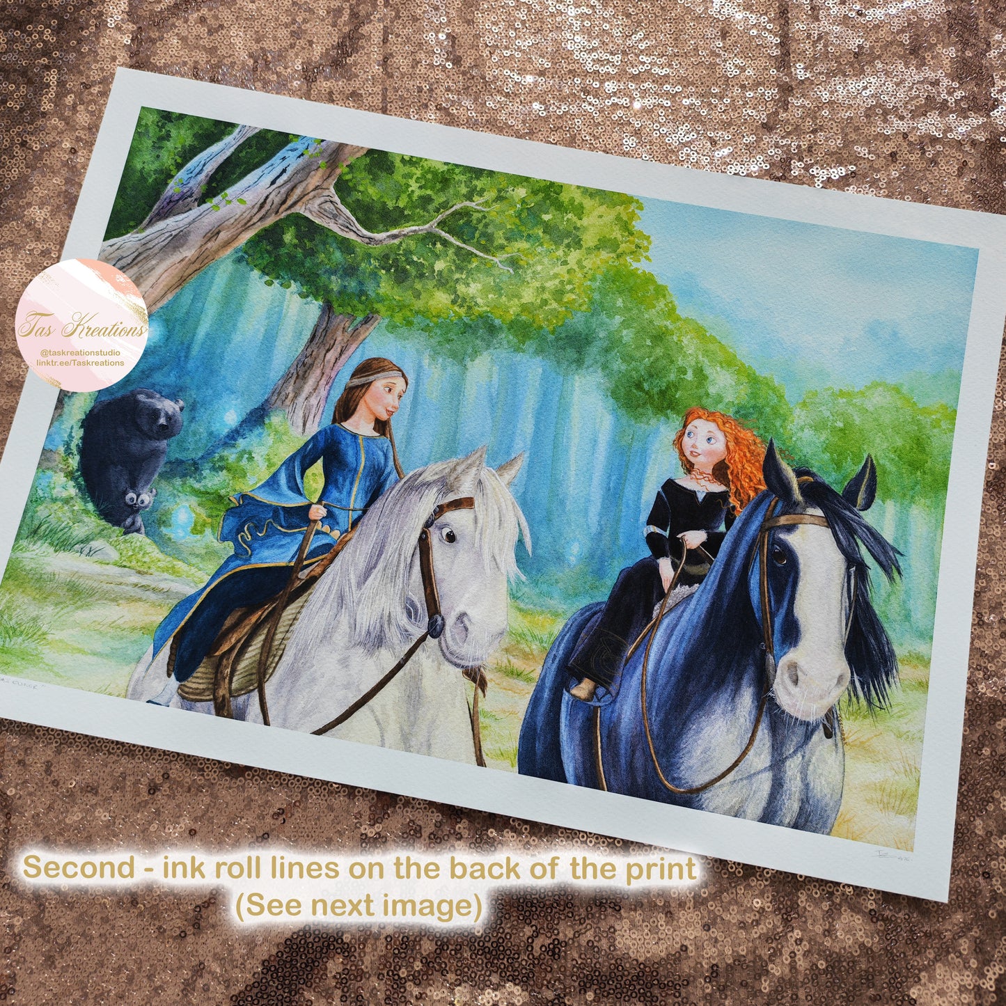 Second - Scottish Queen and Princess Fine Art Print