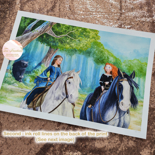 Second - Scottish Queen and Princess Fine Art Print