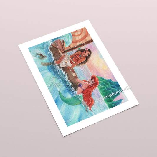 Ocean Princesses Fine Art Print