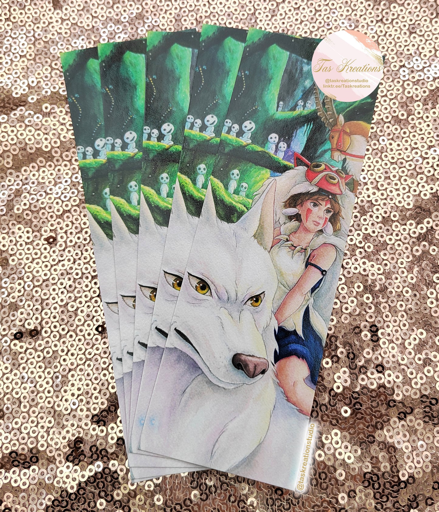 Forest Wolf Princess Bookmark Accessory