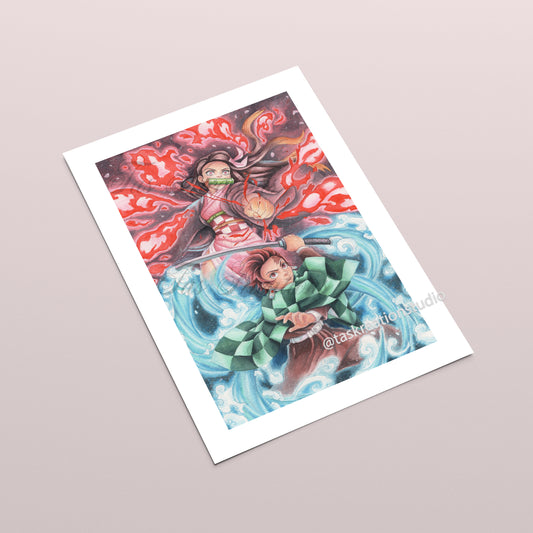 Slayer Siblings Fine Art Print