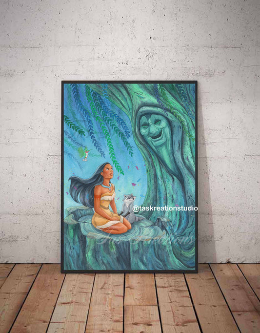 Chief's Daughter and Willow Print