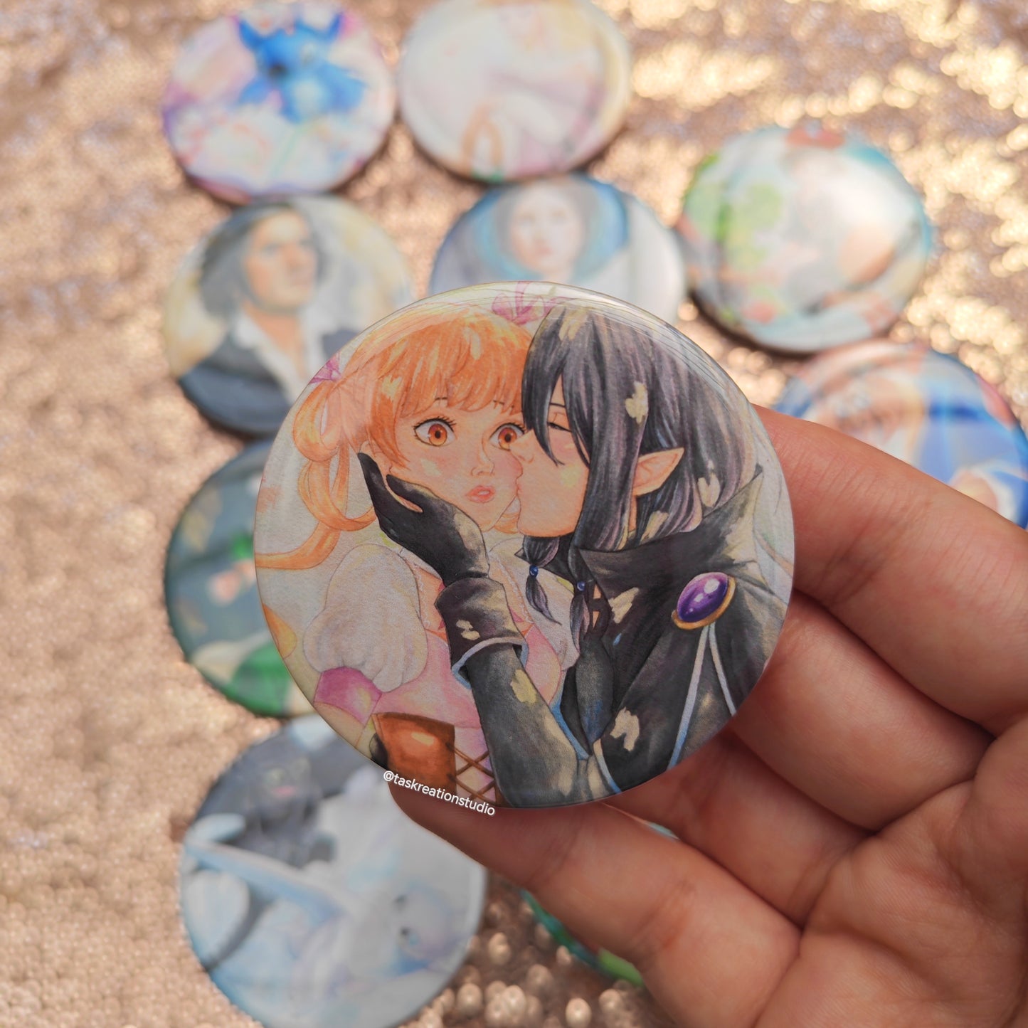 Sugar Apple Button Badge Accessory