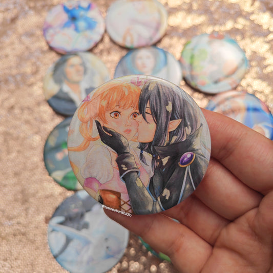 Sugar Apple Button Badge Accessory