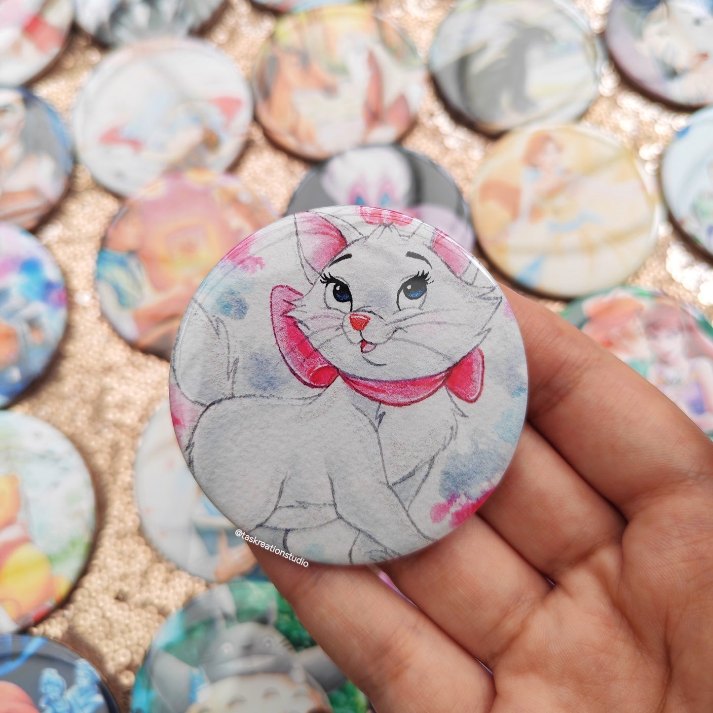 I'm a Lady Button Badge Accessory