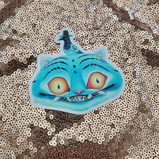 Vinyl Tiger and Magpie Sticker