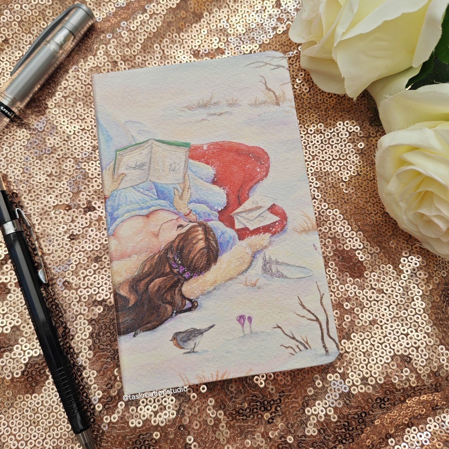 Princess and Robins Leatherette Notebook