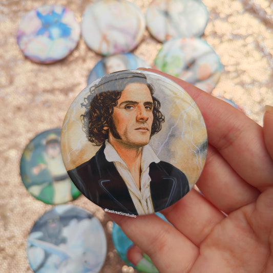 Dr. Victor Button Badge Accessory