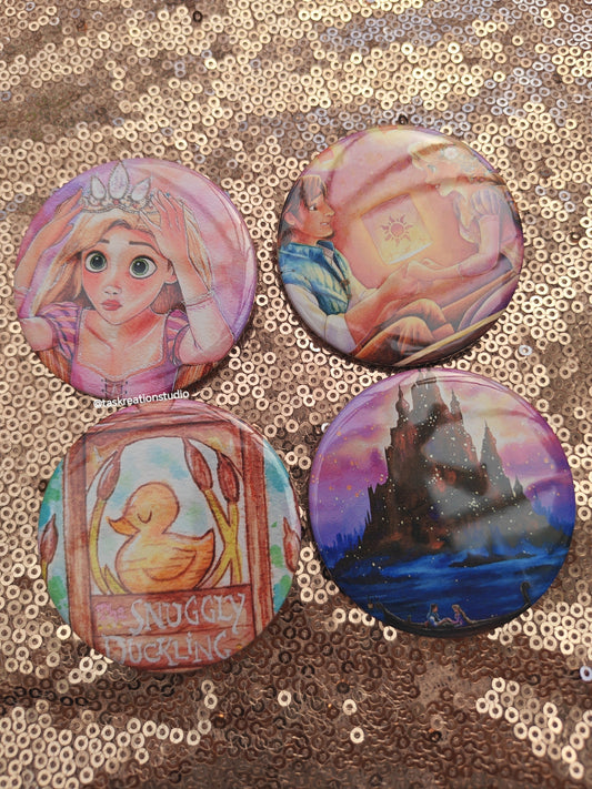 SET Sun Princess Button Badge Accessory