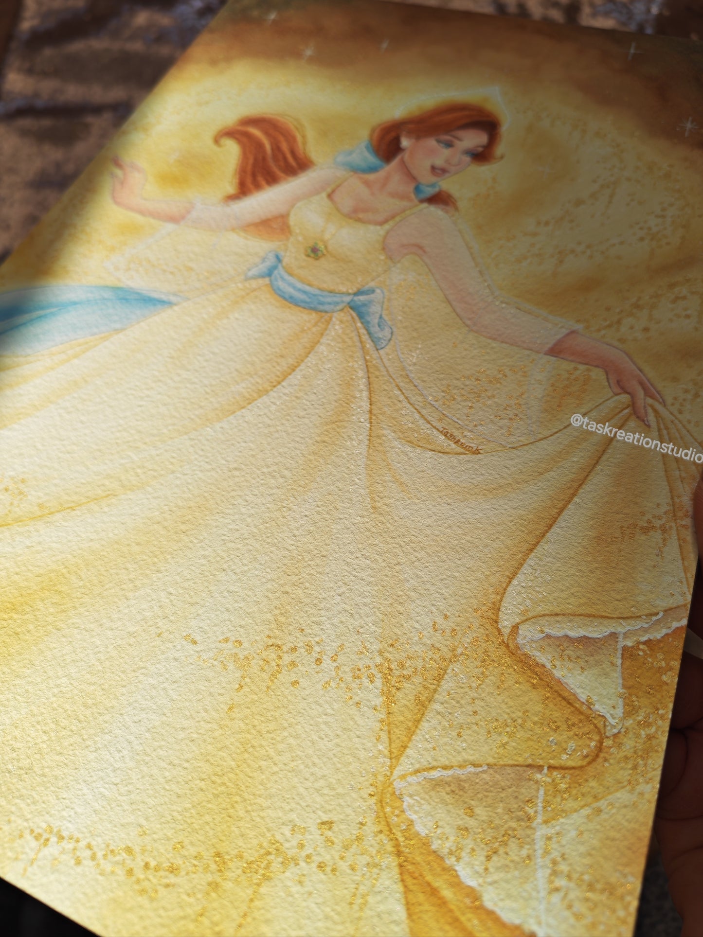 Original Watercolour December Dream Painting