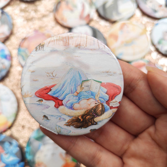Princess and Robins Button Badge Accessory