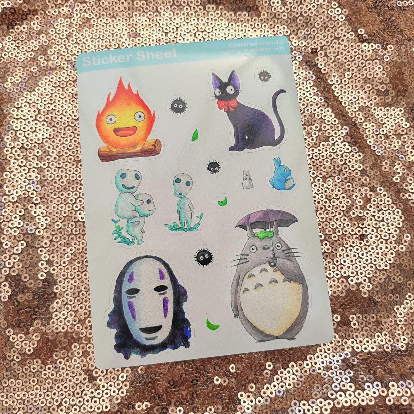 Glossy Vinyl Studio G Sticker Sheet